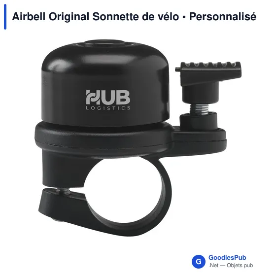 Sonnette de vélo personnalisable Airbell Original avec logo - Image 2