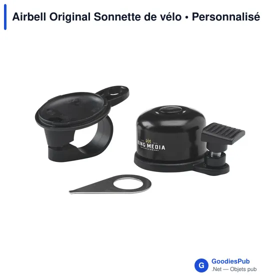Sonnette de vélo personnalisable Airbell Original avec logo - Image 3