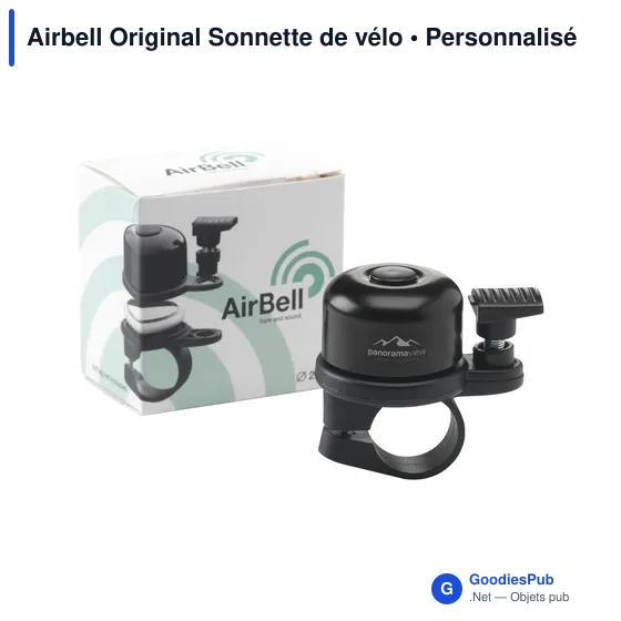 Sonnette de vélo personnalisable Airbell Original avec logo - Image 4