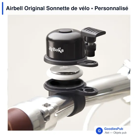 Sonnette de vélo personnalisable Airbell Original avec logo - Image 5