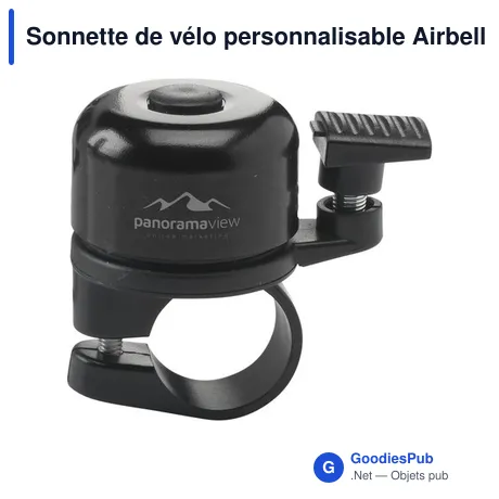 Sonnette de vélo personnalisable Airbell Pro avec logo