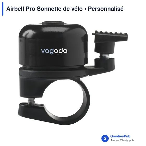 Sonnette de vélo personnalisable Airbell Pro avec logo - Image 2