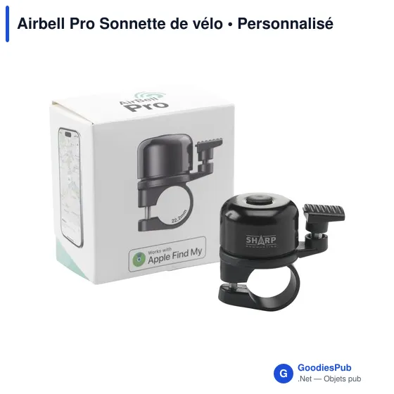 Sonnette de vélo personnalisable Airbell Pro avec logo - Image 3
