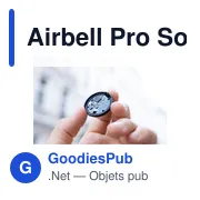 Sonnette de vélo personnalisable Airbell Pro avec logo - Miniature 6