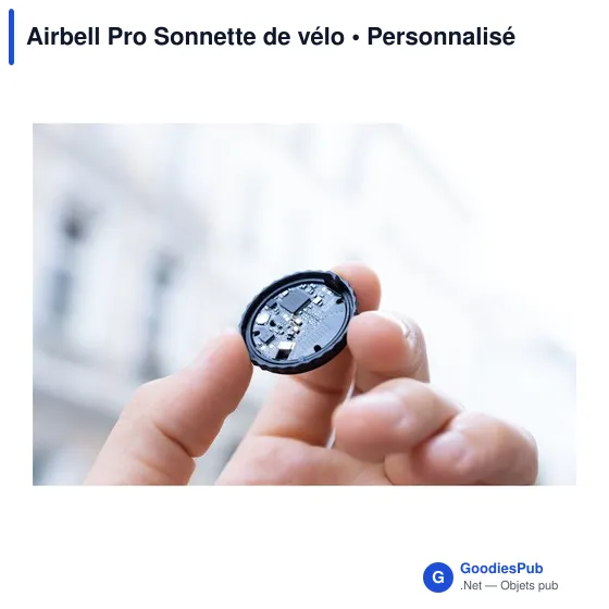 Sonnette de vélo personnalisable Airbell Pro avec logo - Image 6
