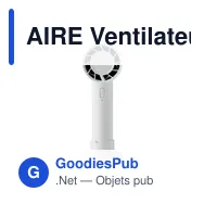 AIRE Ventilateur portable 2000 mAh - Miniature 2
