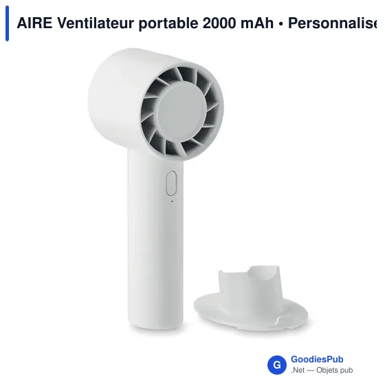 AIRE Ventilateur portable 2000 mAh - Image 4
