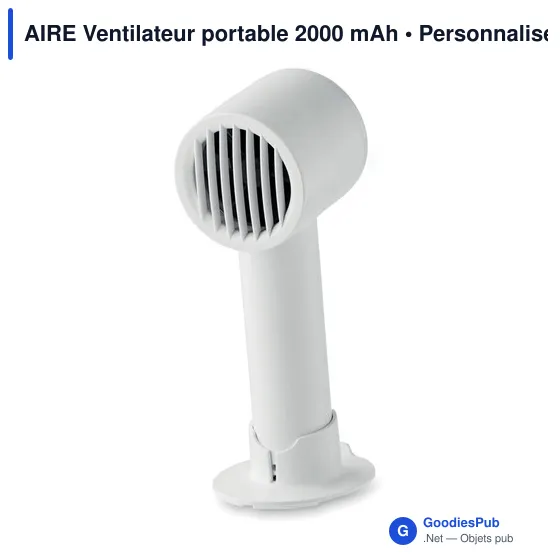 AIRE Ventilateur portable 2000 mAh - Image 5