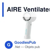 AIRE Ventilateur portable 2000 mAh - Miniature 6