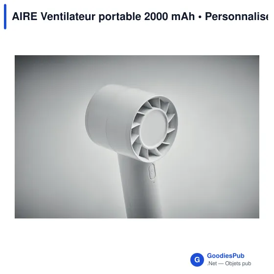 AIRE Ventilateur portable 2000 mAh - Image 7