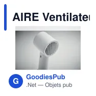 AIRE Ventilateur portable 2000 mAh - Miniature 9