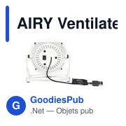 AIRY Ventilateur en ABS - Miniature 6