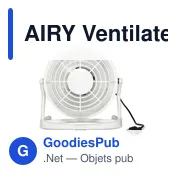 AIRY Ventilateur en ABS - Miniature 7