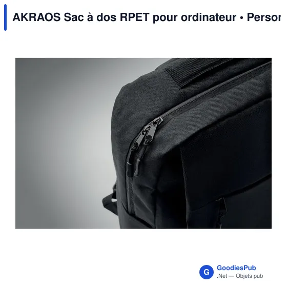 AKRAOS Sac à dos RPET pour ordinateur - Image 2
