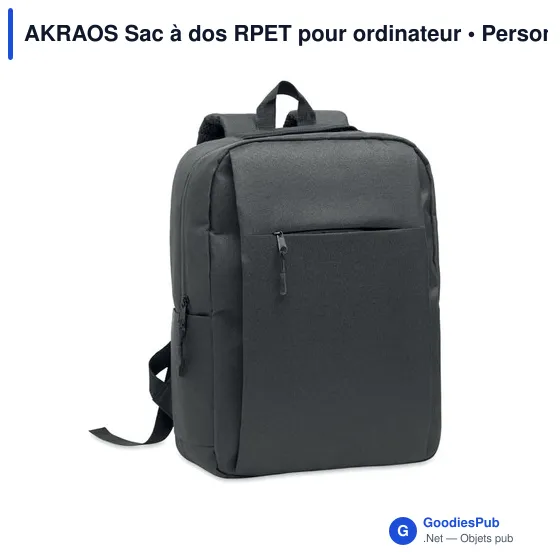 AKRAOS Sac à dos RPET pour ordinateur - Image 12