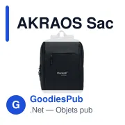 AKRAOS Sac à dos RPET pour ordinateur - Miniature 4