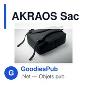 AKRAOS Sac à dos RPET pour ordinateur - Miniature 7