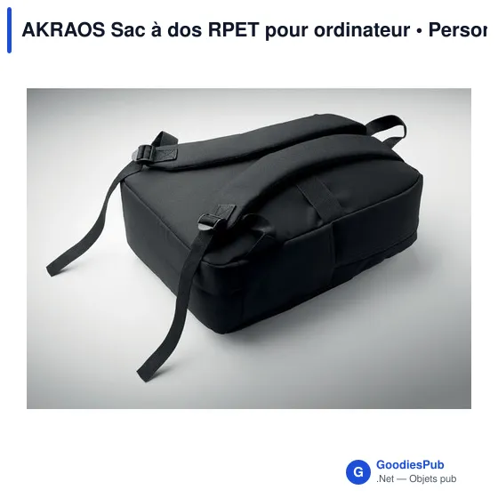 AKRAOS Sac à dos RPET pour ordinateur - Image 7