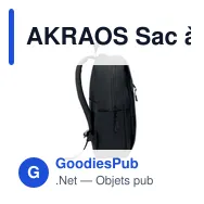 AKRAOS Sac à dos RPET pour ordinateur - Miniature 10