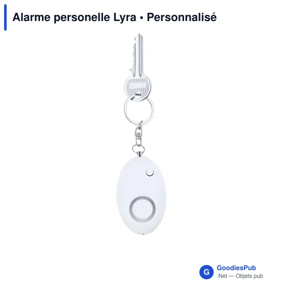 Alarme personnelle personnalisable avec logo - Lyra - Image 4