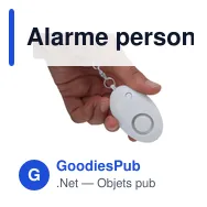 Alarme personnelle personnalisable avec logo - Lyra - Miniature 5