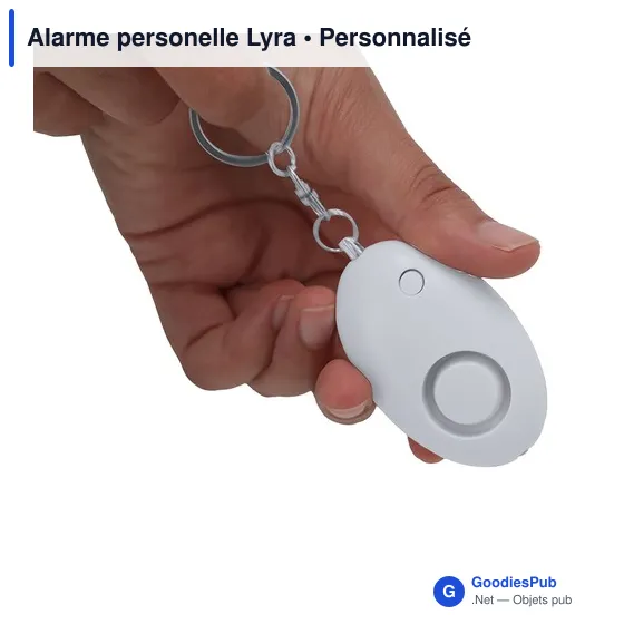 Alarme personnelle personnalisable avec logo - Lyra - Image 5