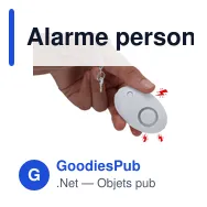 Alarme personnelle personnalisable avec logo - Lyra - Miniature 6