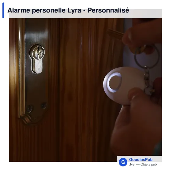 Alarme personnelle personnalisable avec logo - Lyra - Image 7