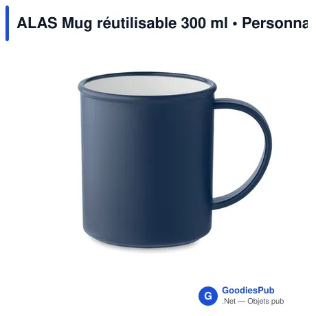ALAS Mug réutilisable 300 ml