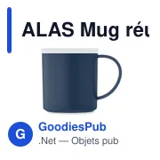 ALAS Mug réutilisable 300 ml - Miniature 2