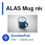 ALAS Mug réutilisable 300 ml - Miniature 3