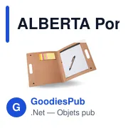 ALBERTA Porte-documents carton recyclé - Miniature 2