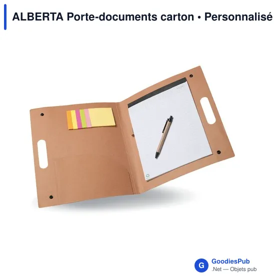 ALBERTA Porte-documents carton recyclé - Image 2