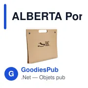 ALBERTA Porte-documents carton recyclé - Miniature 3