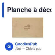 Planche à découper en bois d'aulne personnalisable avec logo - Miniature 3