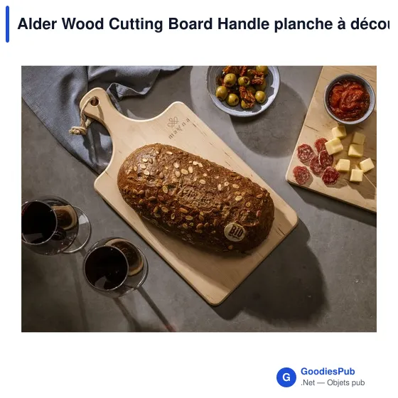 Planche à découper en bois personnalisable avec logo - Image 1