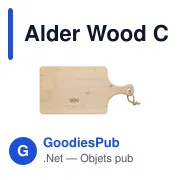 Planche à découper en bois personnalisable avec logo - Miniature 5