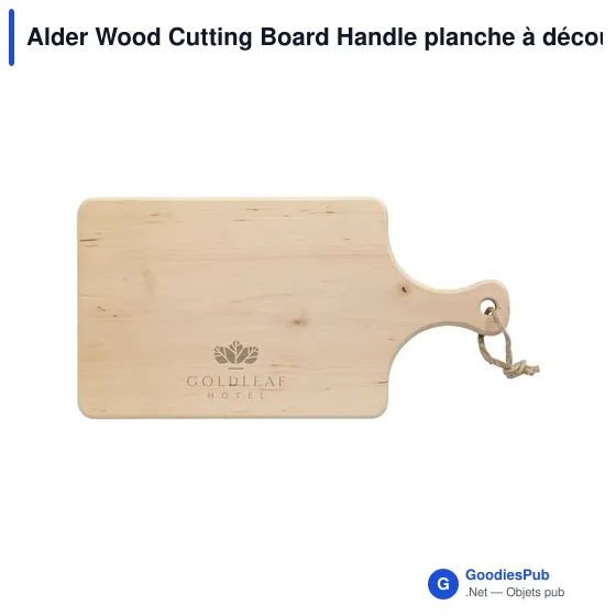 Planche à découper en bois personnalisable avec logo - Image 5