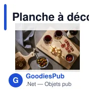 Planche à découper personnalisable en bois d'aulne avec logo - Miniature 1