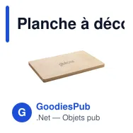 Planche à découper personnalisable en bois d'aulne avec logo - Miniature 2