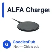 ALFA Chargeur sans fil 15W recyclé - Miniature 1