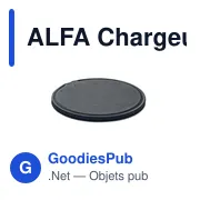ALFA Chargeur sans fil 15W recyclé - Miniature 3