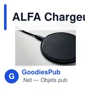 ALFA Chargeur sans fil 15W recyclé - Miniature 4