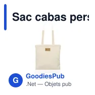 Sac cabas personnalisable Alfie GRS Recycled Shopper avec logo - Miniature 8