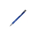 Variante Bleu - Stylo bille personnalisable en aluminium recyclé brillant encre noire - Alicante