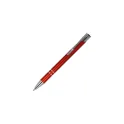 Variante Orange - Stylo bille personnalisable en aluminium recyclé mat encre noire - Alicante