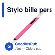 Stylo bille personnalisable en aluminium recyclé toucher doux encre noire - Alicante - Miniature 5