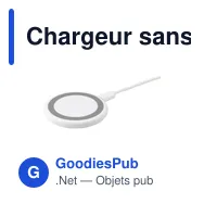 Chargeur sans fil personnalisable 15W avec logo - All-in-one RCS - Miniature 11