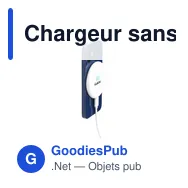 Chargeur sans fil personnalisable 15W avec logo - All-in-one RCS - Miniature 12