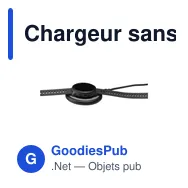 Chargeur sans fil personnalisable 15W avec logo - All-in-one RCS - Miniature 5